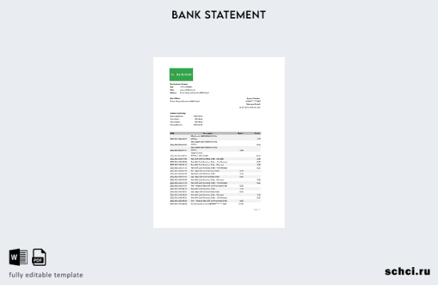 цифровая загрузка шаблона Excel банковской выписки Непала Набиля